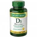 Nature's Bounty Vitamin D3 1000 IU (25 mcg) - 250 гелевых капсул